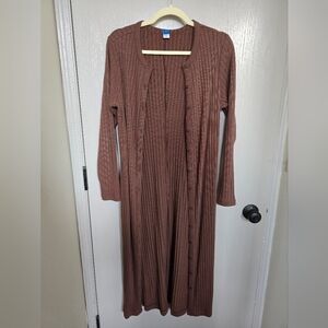 Old Navy Ribbed Maxi Cardigan